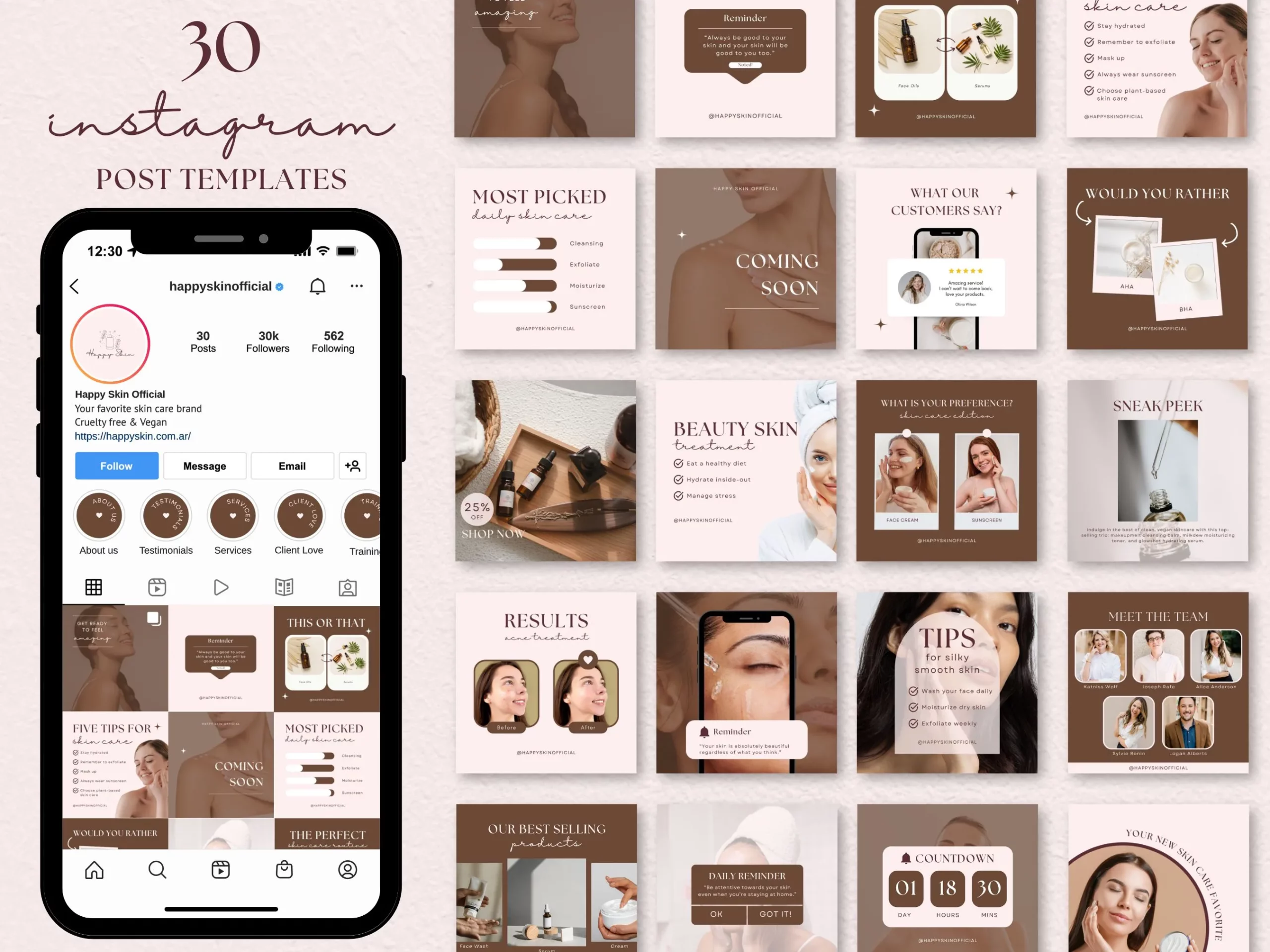 HM_Skin Care Brand IG Post Mockup HM_Skin Care Brand IG Post Mockup